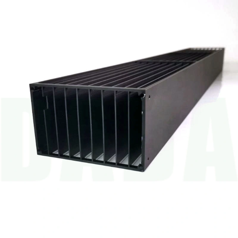 Cooling Aluminum Fins Heat Pipe Heat Sink with Copper Base Plate