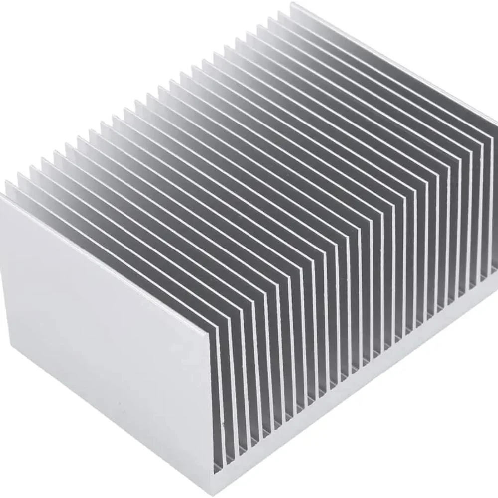 Customize Inverter Cooling Heatsink CNC Aluminum Profiles Bonded Fin Insert Fin Heat Sink