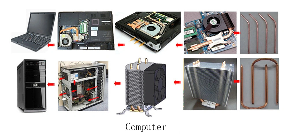 Electronic Instrument Flat Vc Heatsink Vapor Chamber