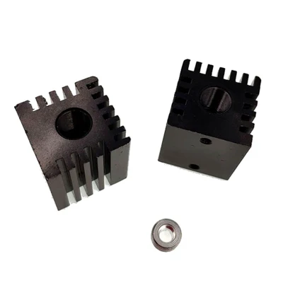 Dissipatore di calore personalizzato con alette raschiate in alluminio estruso o in rame per diodi laser